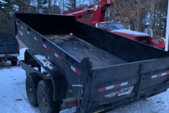 Renting out equipment (w/o operator): H&H dump trailer 14k 6 yds 