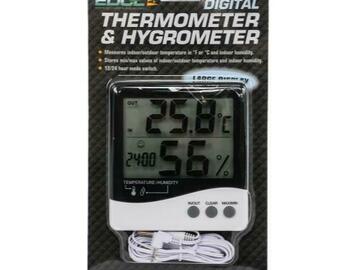 Post Now: GROWER'S EDGE DIGITAL THERMO/HYGROMETER
