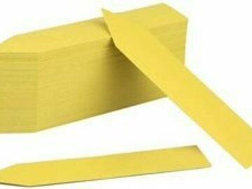  : Plant Stake Labels 4″ YELLOW 50pcs/Pack