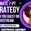 Offering: 7-Point Brand Strategy for Continual Content from 1 Livestream