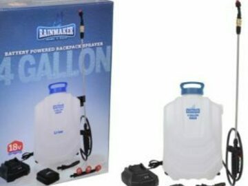  : Rainmaker® Backpack Sprayer 4 Gallon – 18V Lithium Ion Battery Po