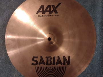 Selling with online payment: Sabian AAX 14" Studio Crash Cymbal