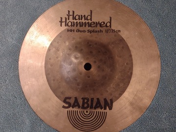 Selling with online payment: Sabian HH 10" Duo Splash Cymbal 