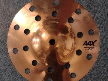 Selling with online payment: Sabian AAX 8" Aero Splash Cymbal 