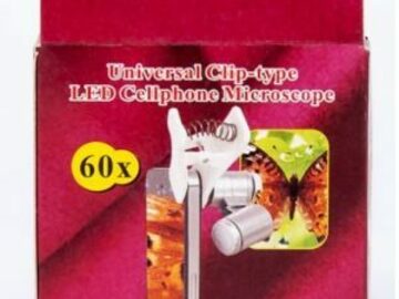  : Universal Clip-On Cell Phone Microscope 60x