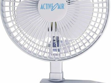 Post Now: ACTIVE AIR 6” CLIP FAN WHITE