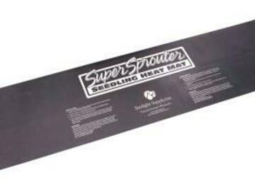 Post Now: Super Sprouter 2 Tray Seedling Heat Mat Daisy-Chainable 12 in x 4