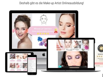 Onlinekurse: Die Make-up Artist Onlineausbildung Premium (inkl. Social Media)