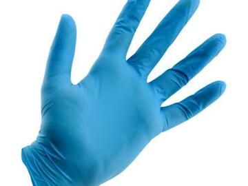  : Grower’s Edge Light Blue Powder Free Nitrile Gloves 4 mil – Large