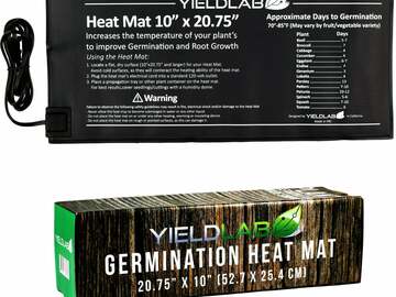 Post Now: Yield Lab 20.75 x 10 inch Seed and Clone Heat Mat