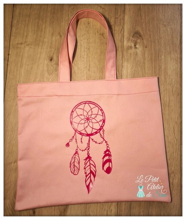 sac en coton fait main personnalisable