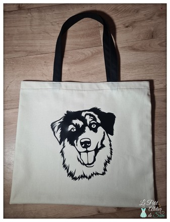 sac en coton fait main personnalisable
