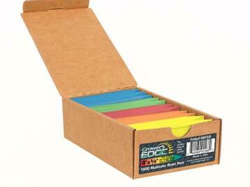 Post Now: Grower’s Edge Plant Stake Labels Multi-Color Pack – 1000/Box