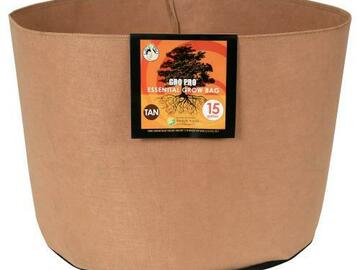 Post Now: Gro Pro Essential Round Fabric Pot – Tan 15 Gallon (48/Cs)