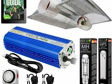 Post Now: Yield Lab 600W HPS+MH Cool Tube Hood Reflector Grow Light Kit