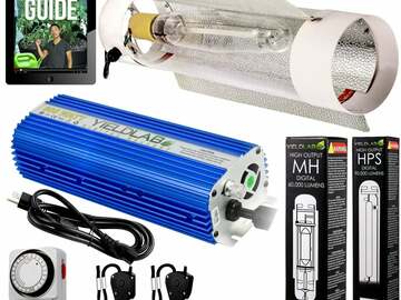 Post Now: Yield Lab 600W HPS+MH Air Cool Tube Reflector Digital Grow Light 