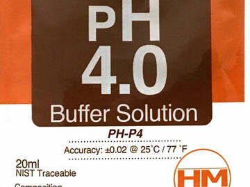 Post Now: HM BUFFER SOLUTIONS PH 4.0 20ML