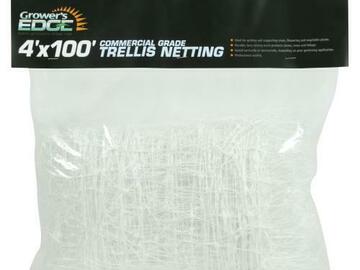 Post Now: Grower’s Edge Commercial Grade Trellis Netting 4 ft x 100 ft (15/