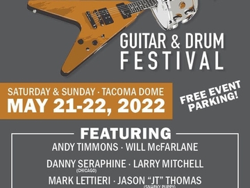Announcement: 2022 Tacoma Guitar and Drum Show 5/21-5/22 