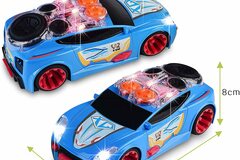Liquidation/Wholesale Lot: Kids 1:32 Scale Toy Racing Car with LED Lights and Sounds – 5225