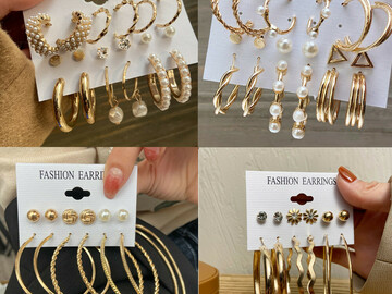 Buy Now: 360 PAIRS Women Fashion Earrings