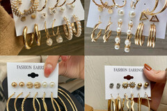 Comprar ahora: 360 PAIRS Women Fashion Earrings