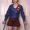 Selling with online payment: 1980's Supergirl (top and shorts)