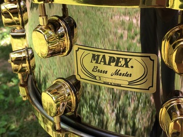 VIP Member: Auction from John Dittrich: Mapex Brass Master 24K gold plated