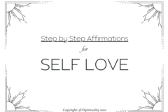 Product: Step by Step Affirmations -for Self Love