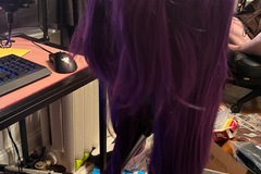 Selling with online payment: Long Purple Wig Never Styled (Nozomi Tojo)
