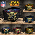 Liquidation/Wholesale Lot: NFL TEAM Mask Star wars Reusable 50PCS