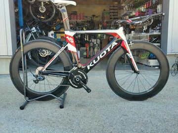 verkaufen: Kuota KT Zero 3 Carbon Triathlonrad Custom inkl. Aerolaufräder Ne