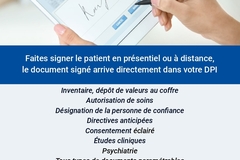 Information: Clevernet™ : signature patient dématérialisée