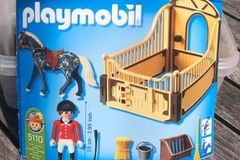 Vente avec paiement en ligne: Playmobil 5110: cavalier, cheval et box 