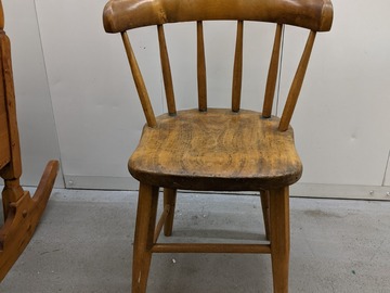 Selling: Antique wooden children's chair 