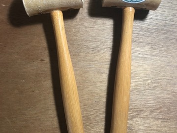 Selling with online payment: Pair of Rawhide Chime Mallets