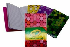 Bulk Lot (Liquidation & Wholesale):  720 Journals - Crayola 2-Pack Mini Journals By Hallmark