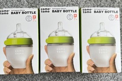 Selling with online payment: New Comotomo 3 pack 5oz bottles 