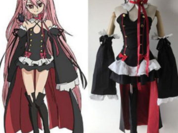 Selling with online payment:  Seraph Of The End Owari no Seraph Krul Tepes  Cosplay 