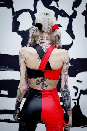 Harley Quinn Overalls + Top (Birds of Prey Alternate Version)