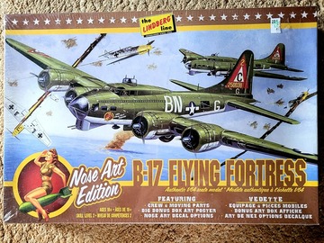 Selling with online payment: Lindberg B-17G Flying Fortress Nose Art edition. #431