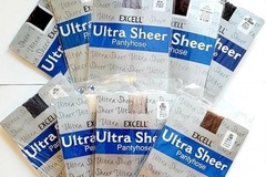Liquidation/Wholesale Lot: 500 pair Ultra Sheer Asst Color Pantyhose–(100lb-160lbs -25cents)