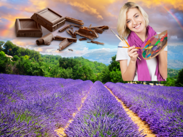 per person: Lavender Fields, Chocolate & Tea Tasting