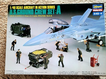Selling with online payment: Hasegawa 1/48 USAF Ground Crew Set A X48-4 NEW! 