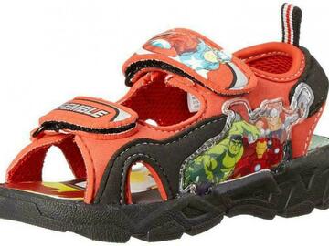 Selling with online payment: Marvel Avengers Boys Red Character Light Up Sandal Size  10 12