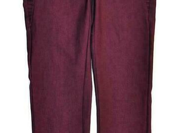 Selling with online payment: Teen G's Big Girls Burgundy Stretch Pant Size 7 8 10 12 14 16 $29
