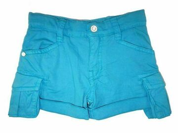 Selling with online payment: Coogi Girls Aqua Turquoise Cargo Short Size 4 5 6 6X $76