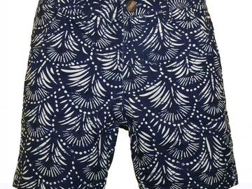 Selling with online payment: City Ink Toddler Boys Navy Blue Plant Print Cotton Short Size 2T 