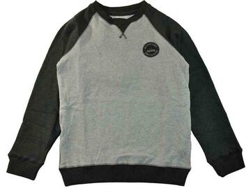 Selling with online payment: Quiksilver Big Boys Gray Fleece Sweatshirt Size 12 (Medium)
