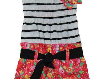 Selling with online payment: Pinkhouse Toddler/Little Girls Striped & Floral Print Romper 2T 3